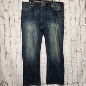 Urban Pipeline MaxFlex Slim Straight Jeans Men 38x30 Dark Wash Blue Denim Casual